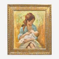 Marcel Dyf (French, 1899-1985) La Mère et l’Enfant