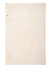 [NATIVE AMERICANS]. Cabinet card portrait of an elderly Sioux subject. Glendive, MT: A.S. Foss, n.d.