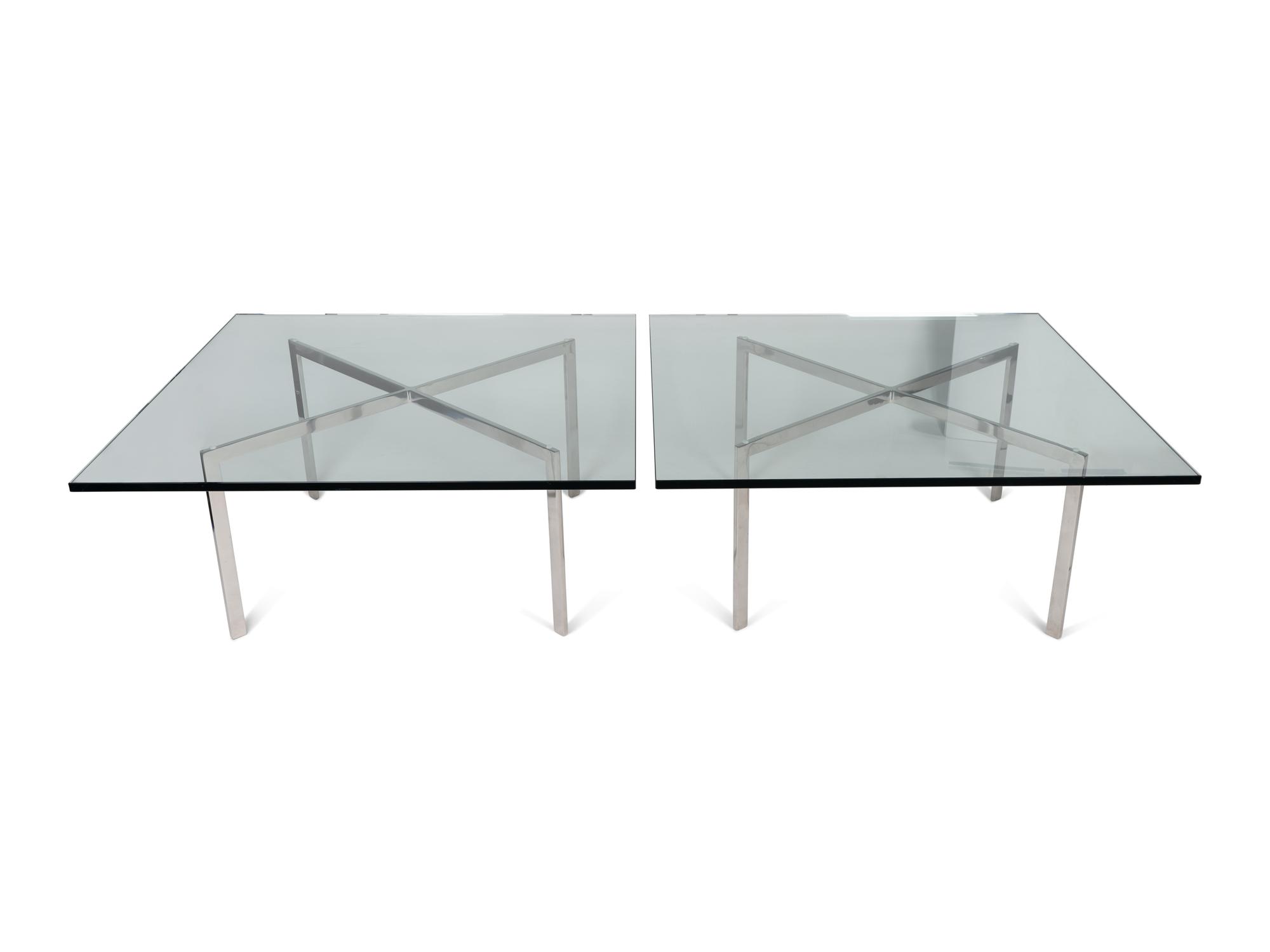 Pair of Barcelona Coffee Tables