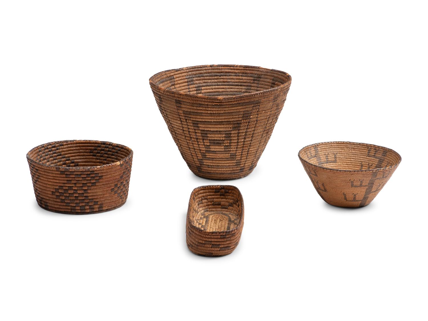 Akimel O'odham Baskets