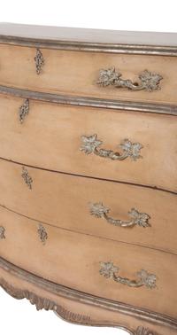 An Italian Painted Bombé Commode