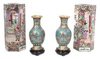 A Group of Chinese Decorative Articles Height of stands 12 1/4 inches — 20TH CENTURY