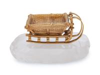 A Russian Gilt Bronze and Rock Crystal Table Ornament