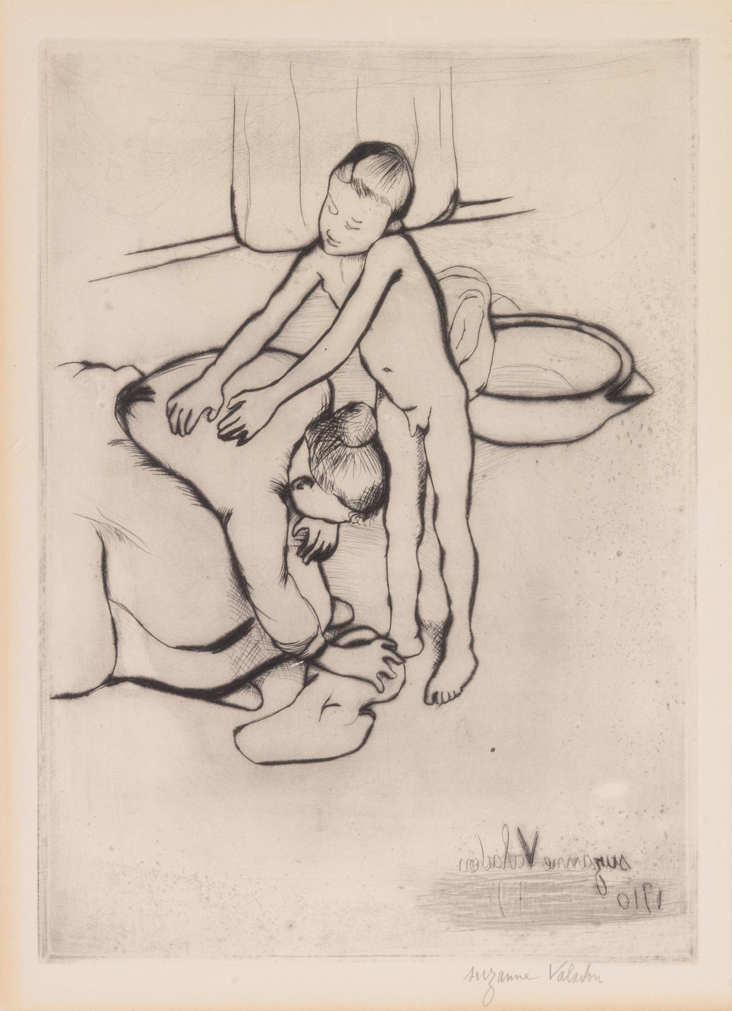 Suzanne Valadon, (French, 1865-1938), Catherine et jeune garcon nu