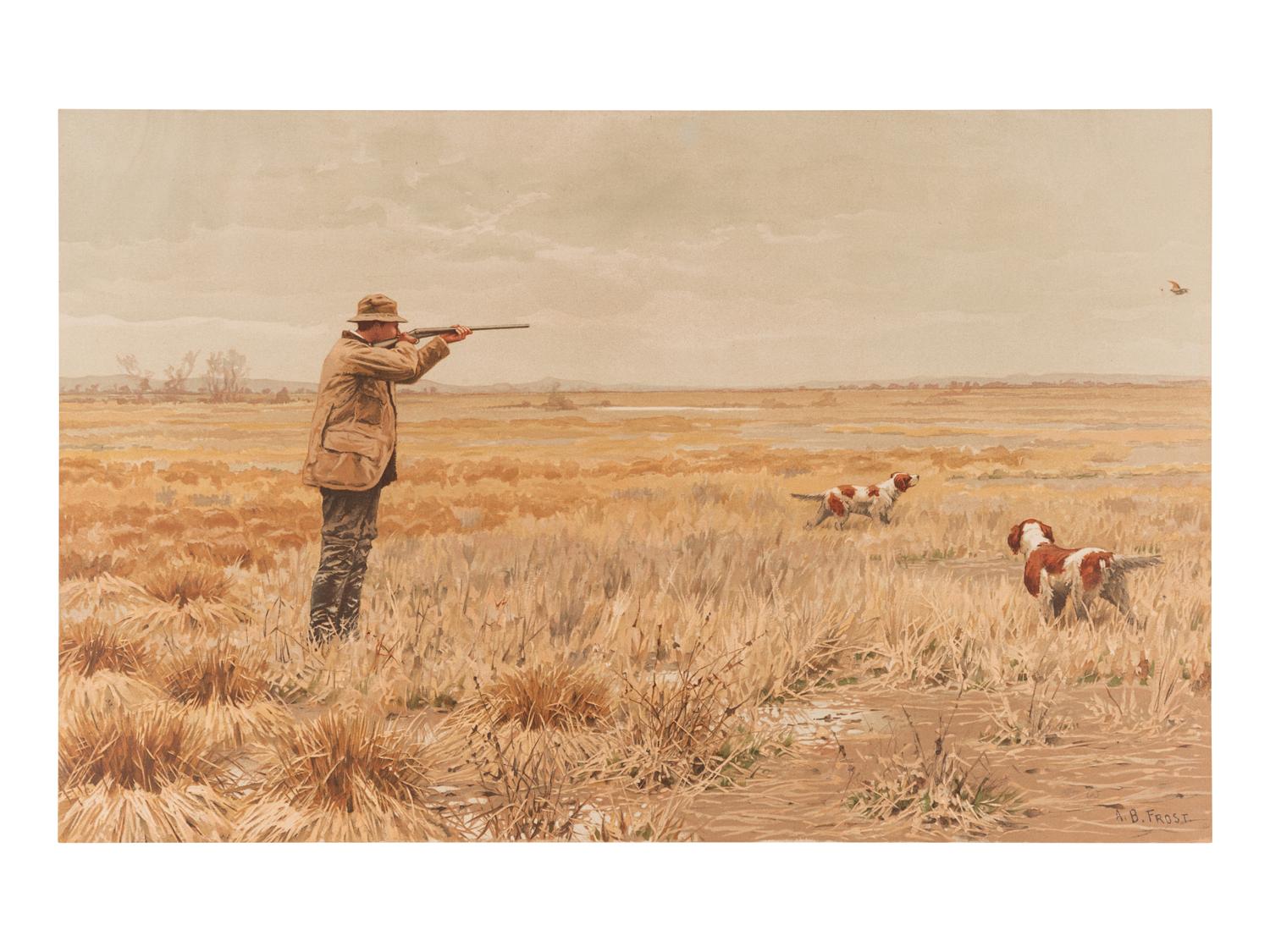 [SPORTING]. FROST, Arthur Burdett (1851-1928). Shooting Pictures. New York: Charles Scribner's Sons, [1895].