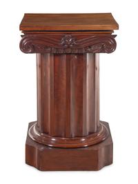A German Mahogany Pedestal Washstand