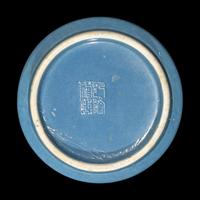 A Chinese Clair de Lune Glazed Molded Porcelain Beehive Waterpot, Taibaizun