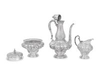 A Tiffany & Co. Silver Three-Piece Coffee Service