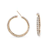 DIAMOND HOOP EARRINGS