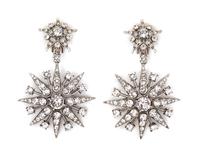 Oscar de la Renta Star Earclips, 1990-2000s