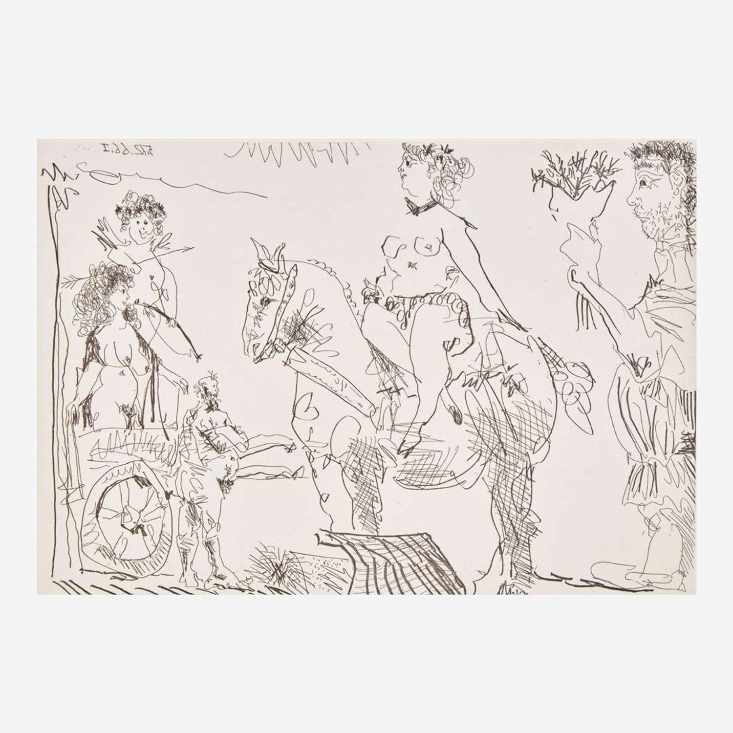 Fernand Crommelynck (Belgian, 1886-1970) and Pablo Picasso (Spanish, 1881-1973) Le Cocu Magnifique