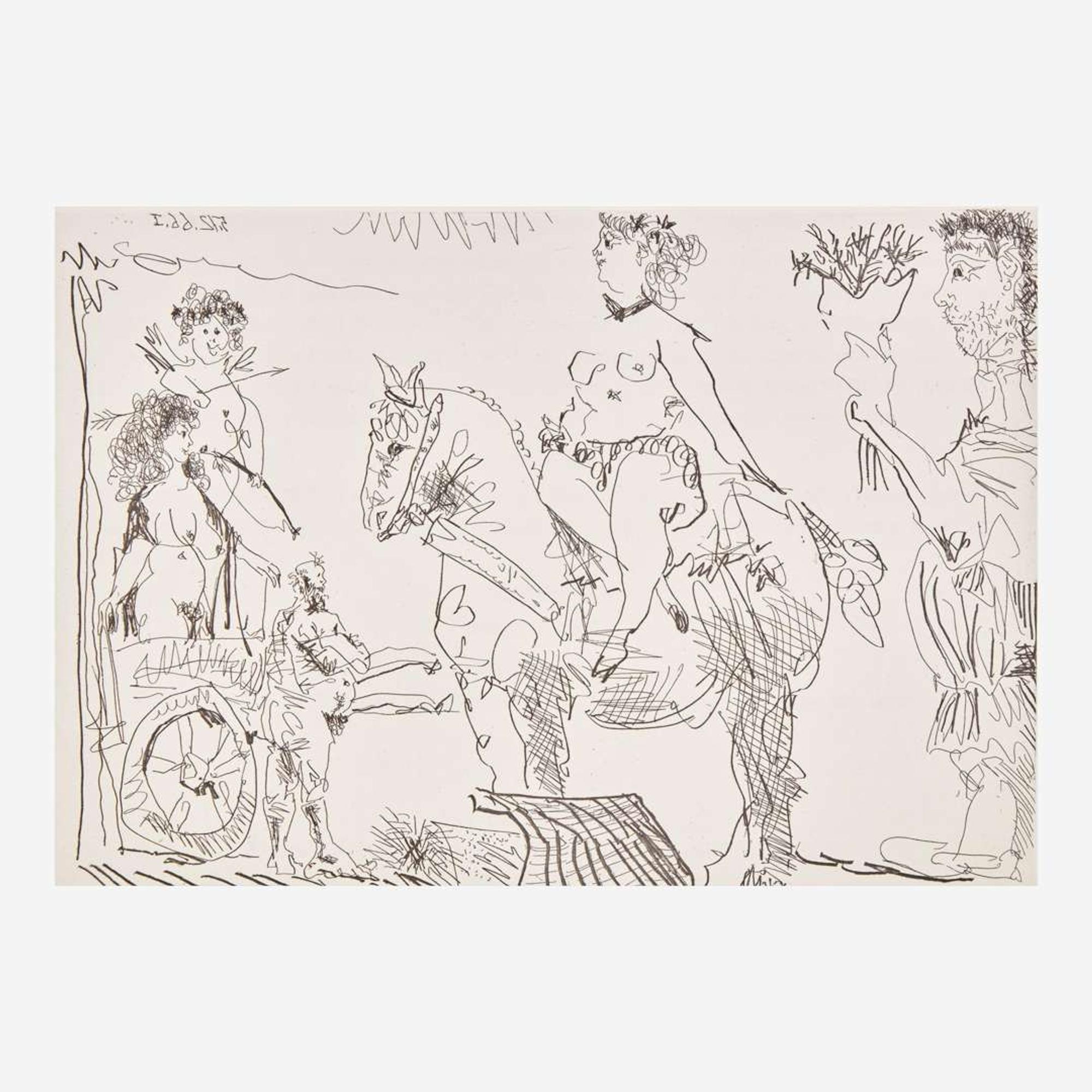 Fernand Crommelynck (Belgian, 1886-1970) and Pablo Picasso (Spanish, 1881-1973) Le Cocu Magnifique