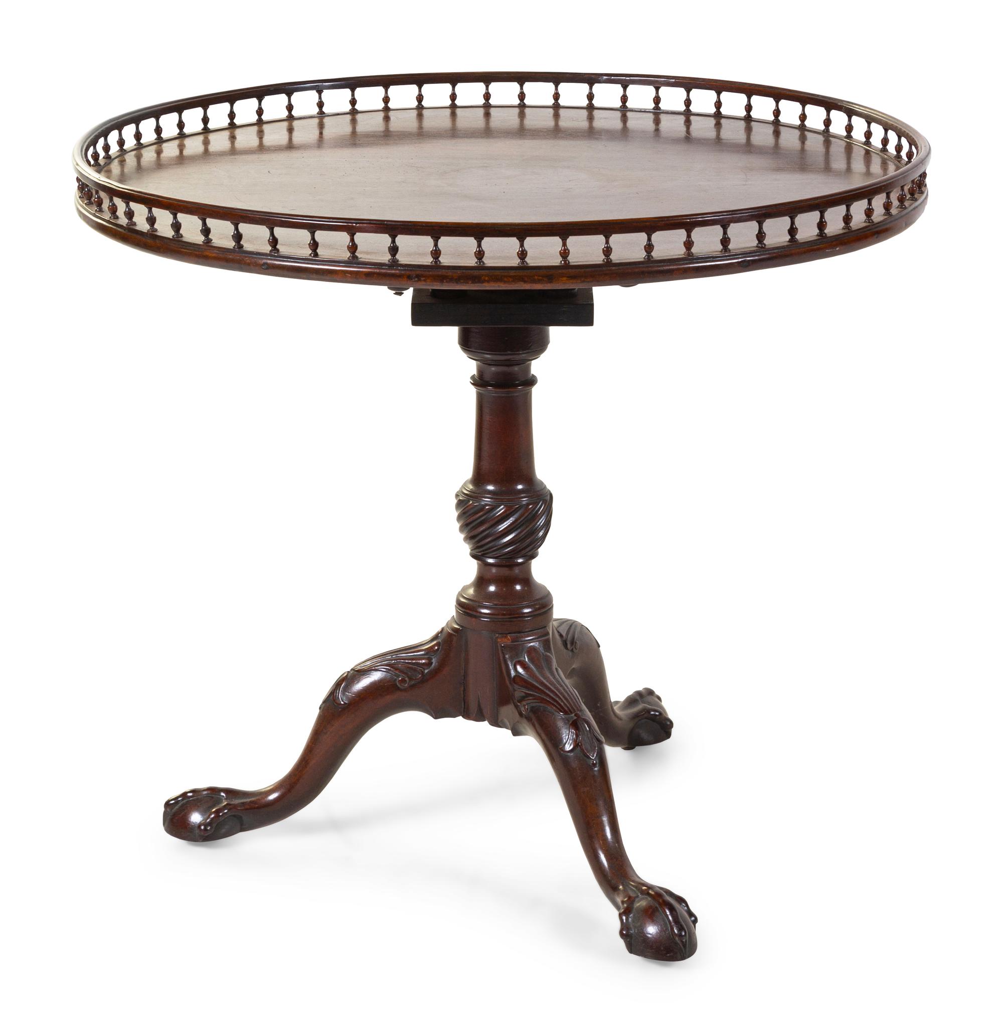 A George III Mahogany Tea Table