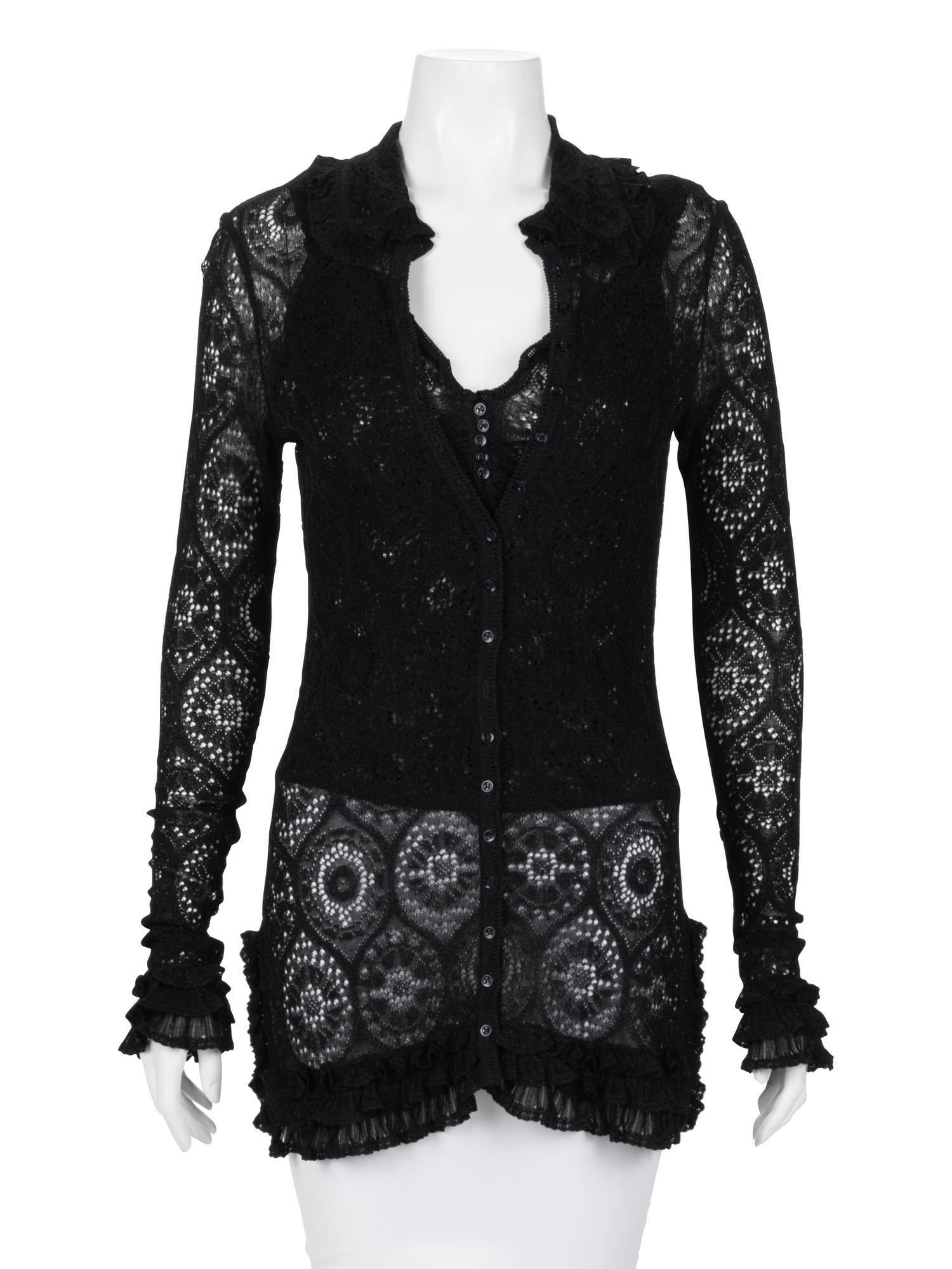 John Galliano Knit Cardigan Set, 2000-10s