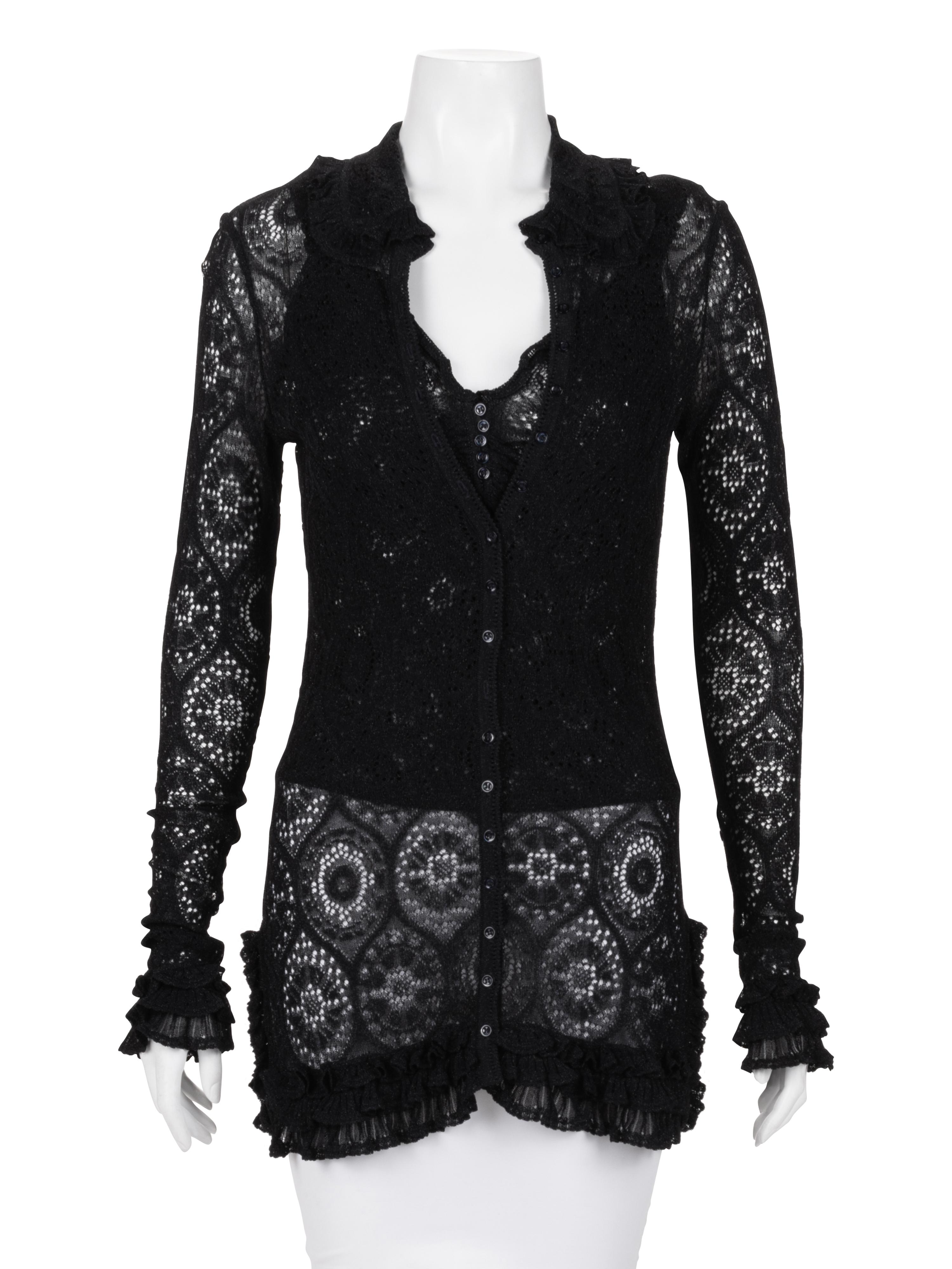 John Galliano Knit Cardigan Set, 2000-10s