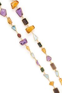 H. STERN, YELLOW GOLD AND MULTIGEM NECKLACE
