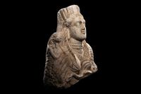 An East Roman Limestone Bust of Cybele