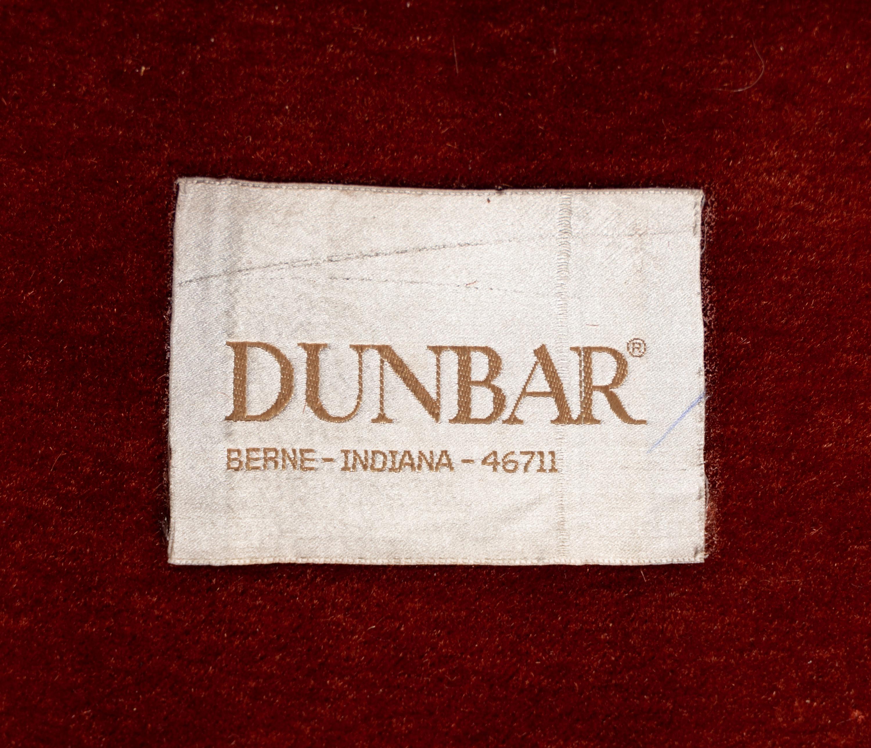 Set of Four Velvet Chairs for Dunbar