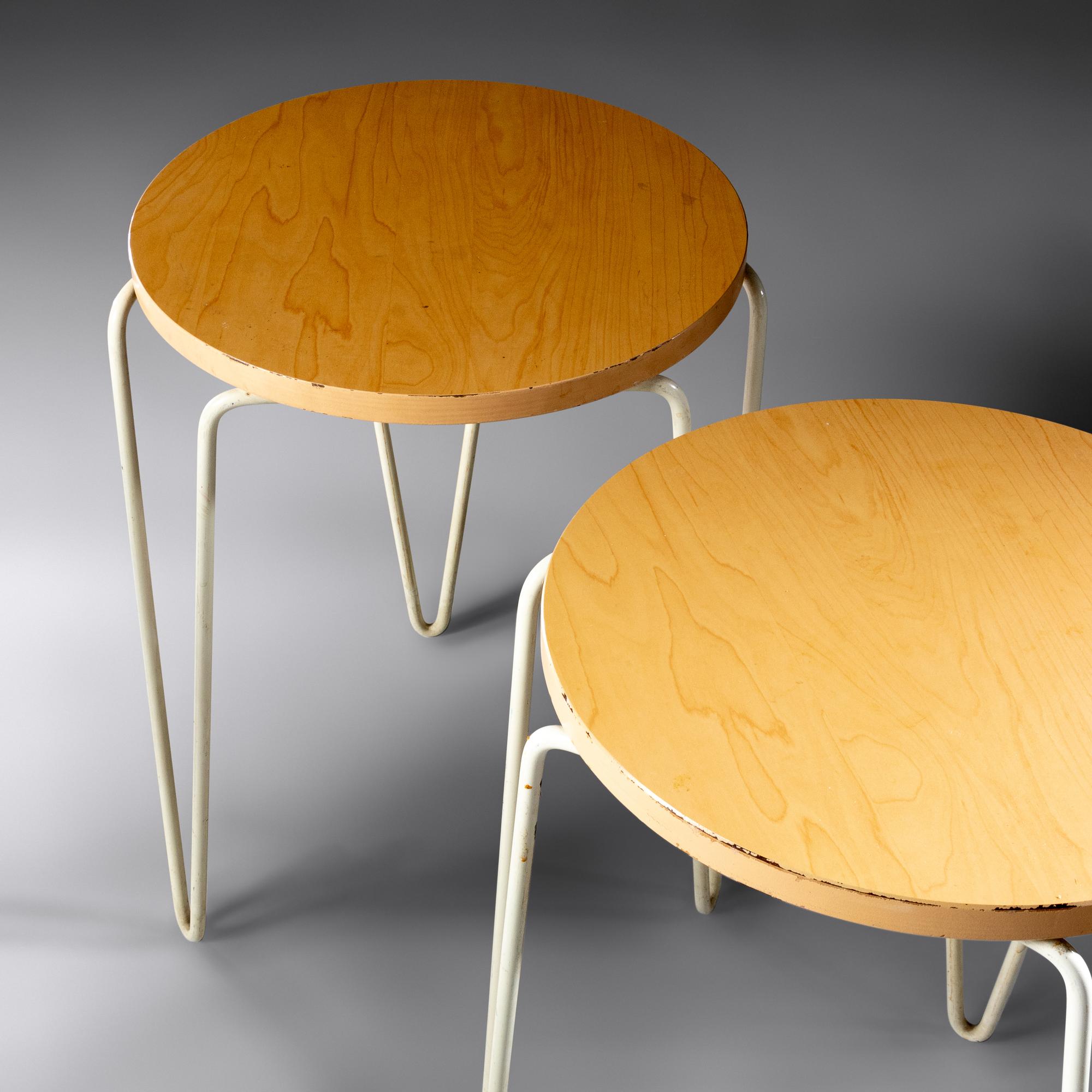 Set of Seven Stacking Stools Knoll, USA