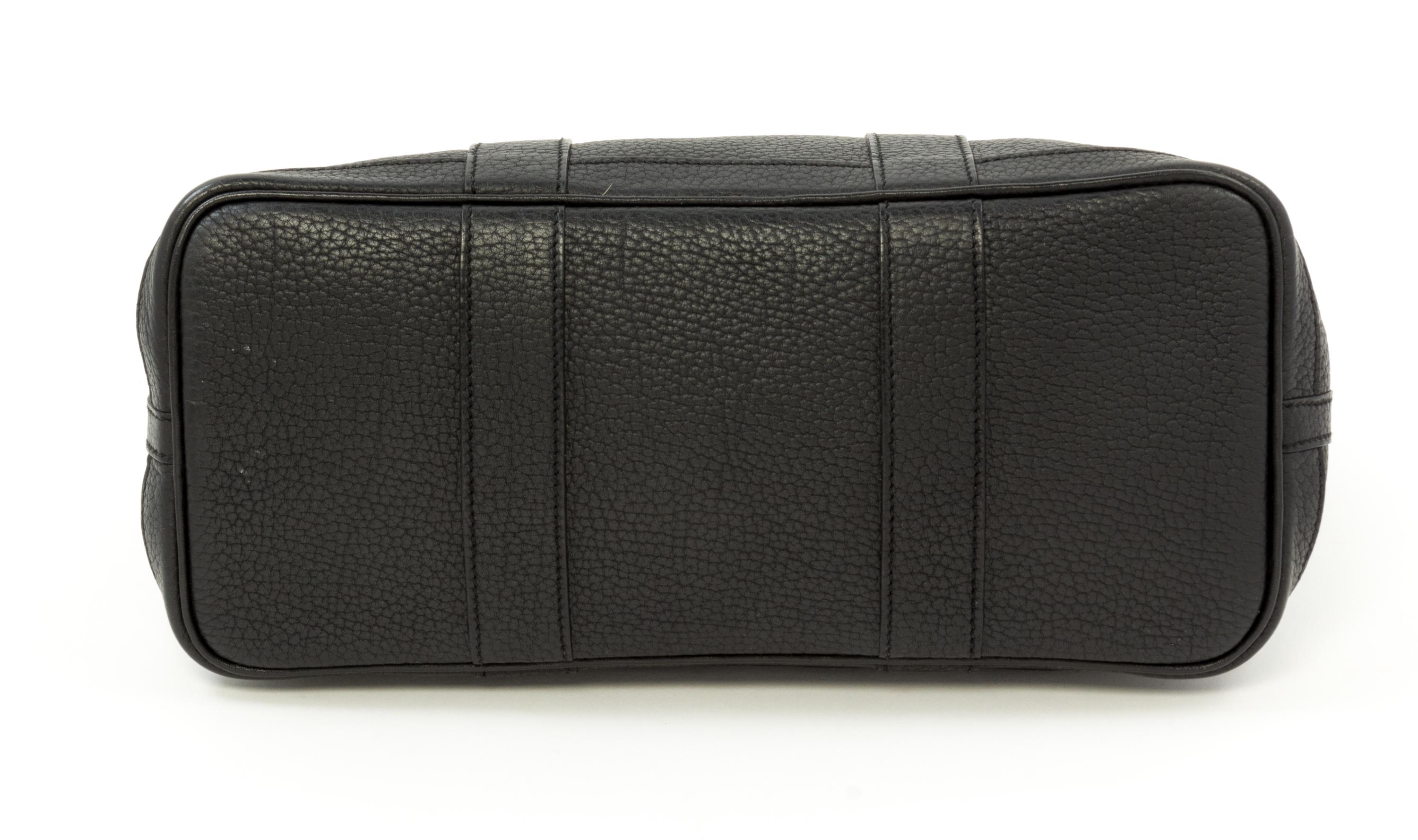 Hermès Black Clemence TPM Garden Party Bag, 2009 12" x 8.5" x 5"