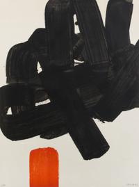 Pierre Soulages, (French, b. 1919 ), Lithographie, #24 b, 1969
