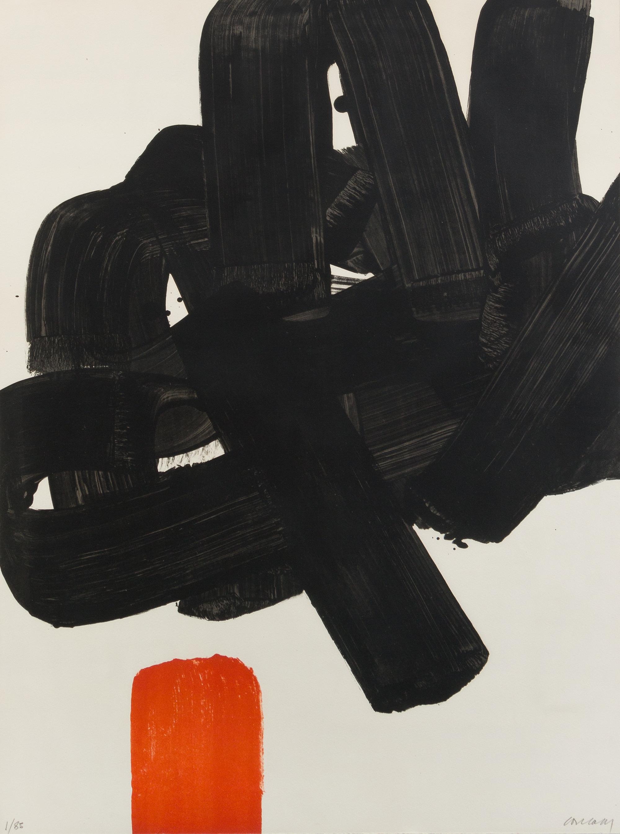 Pierre Soulages, (French, b. 1919 ), Lithographie, #24 b, 1969