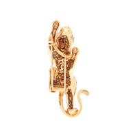 DIAMOND AND SAPPHIRE LEOPARD BROOCH