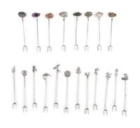 A Group of Coin Silver and Enameled Flatware