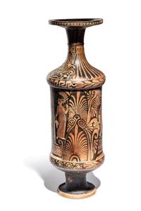 An Apulian Red-Figured Barrel Amphora