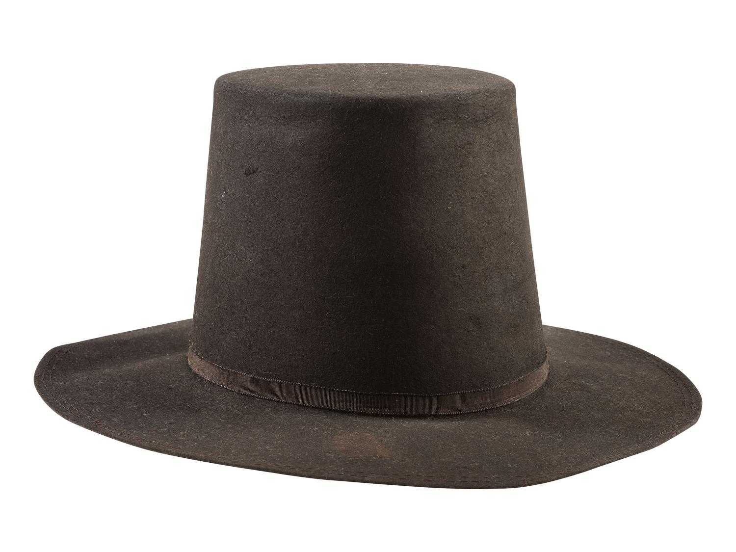 [CIVIL WAR]. Unissued enlisted Hardee hat with original interior label, unpunched