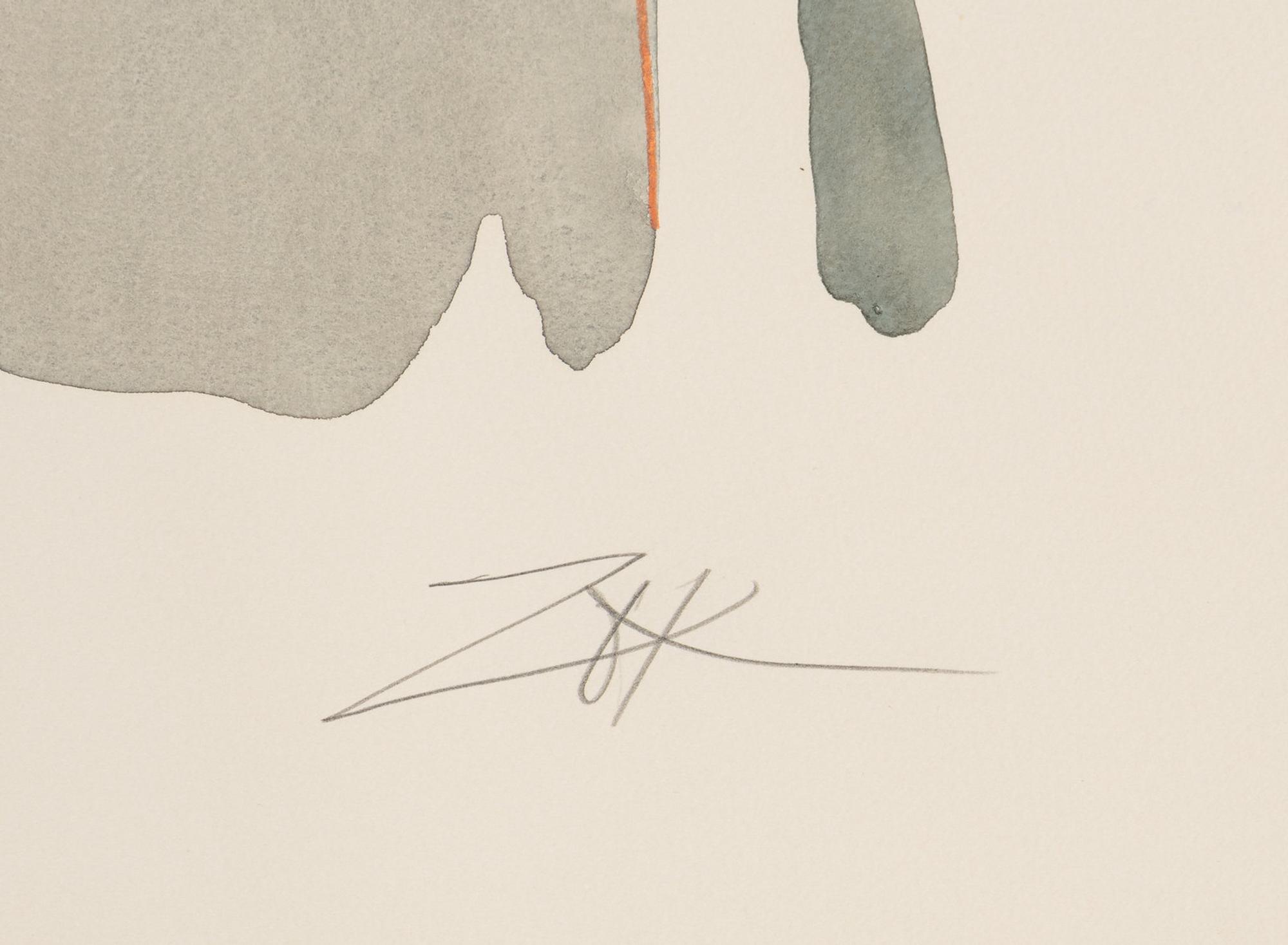 Prussian Blue and Untitled (Pink Abstract) (two works), 1978
