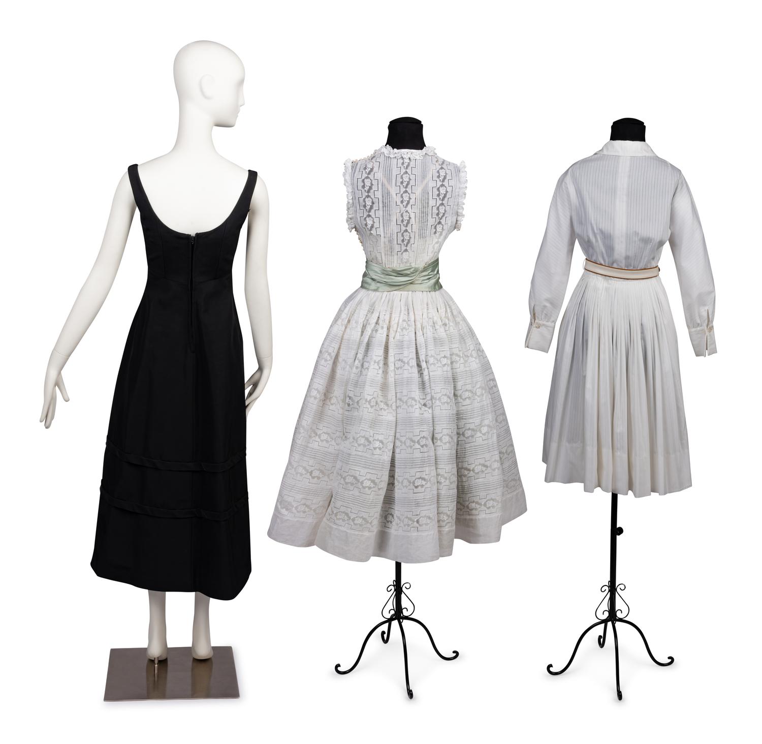 Two Anne Fogarty Dresses and One Traina-Norell Dress, 1950-60s