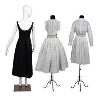 Two Anne Fogarty Dresses and One Traina-Norell Dress, 1950-60s