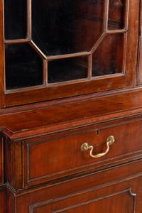A George III Mahogany Breakfront Bookcase