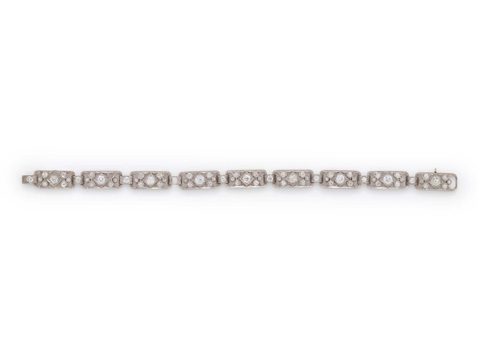 ART DECO, DIAMOND BRACELET