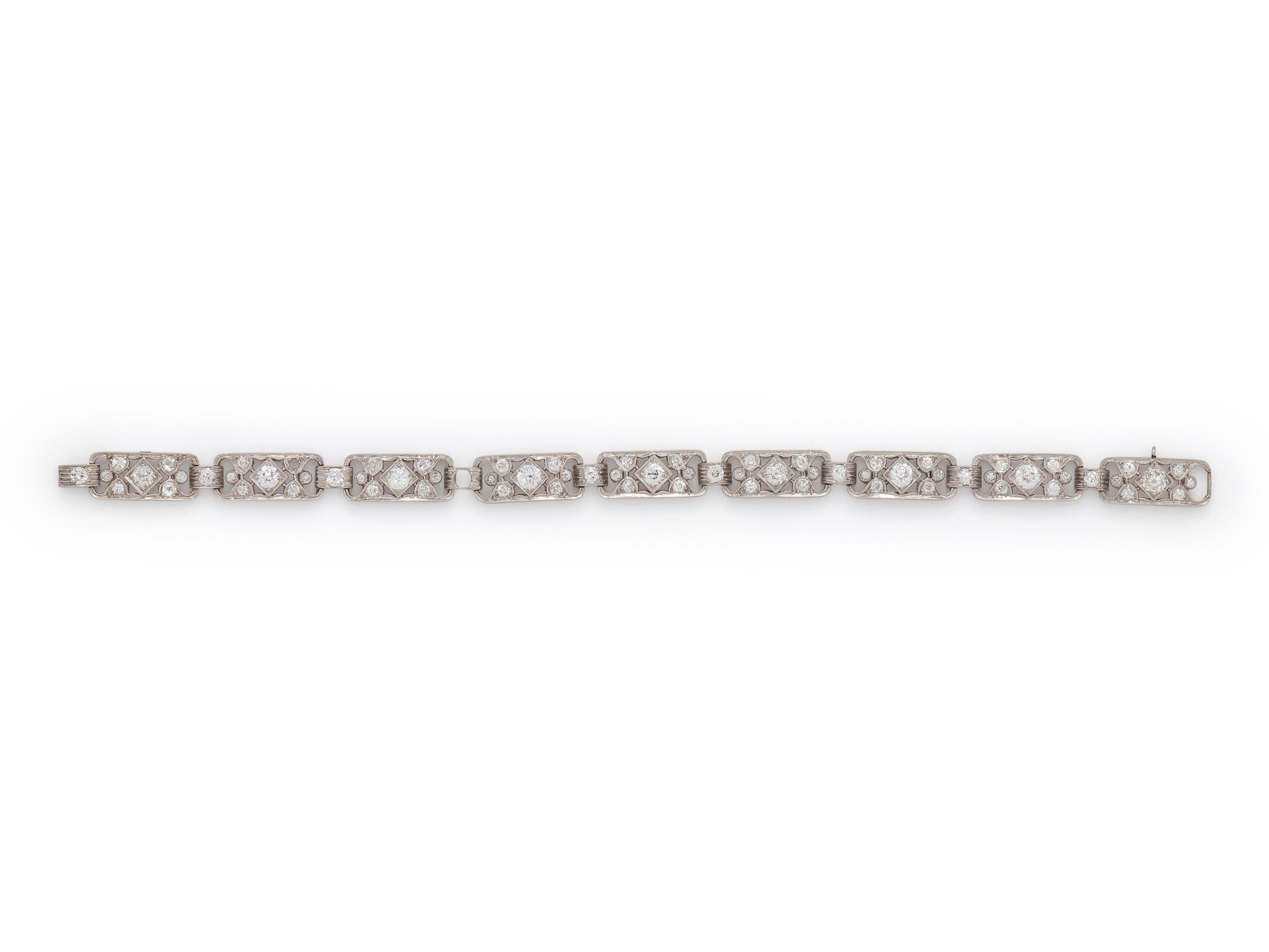 ART DECO, DIAMOND BRACELET