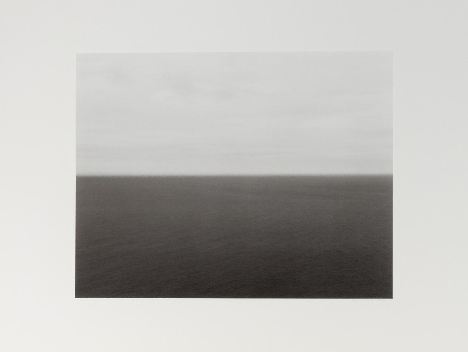 Hiroshi Sugimoto (born 1948) Arctic Ocean, Nord Kapp, 1990; and Bay of Biscay, 1991, from "Time Exposed"