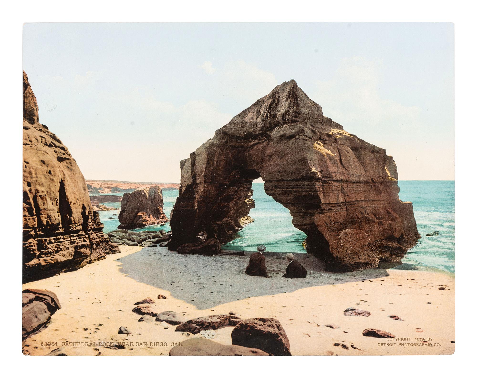 [JACKSON, William Henry (1843-1942), photographer]. A group of 24 photochrom prints of the Western United States, incl. mining views and landmarks. Detroit Photographic Co., 1900-1904.