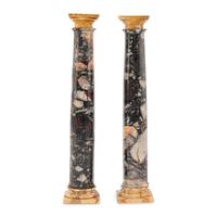 A Pair of Italian Marble Models of Columns