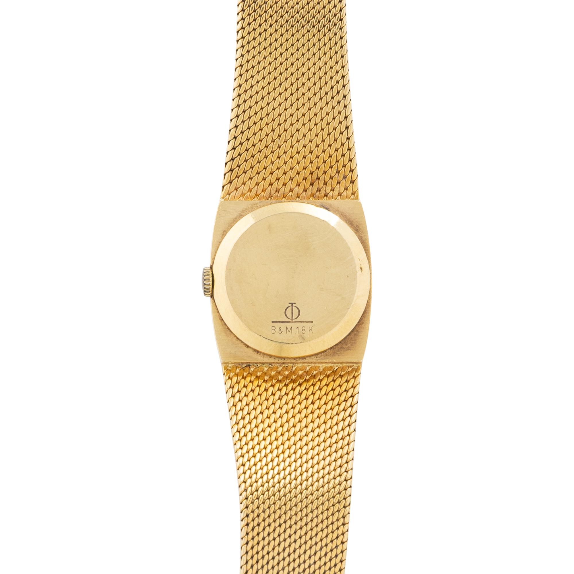 BAUME & MERCIER, YELLOW GOLD WATCH