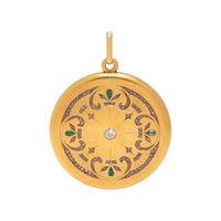 ANTIQUE, COLLECTION OF GOLD-FILLED AND DIAMOND JEWELRY