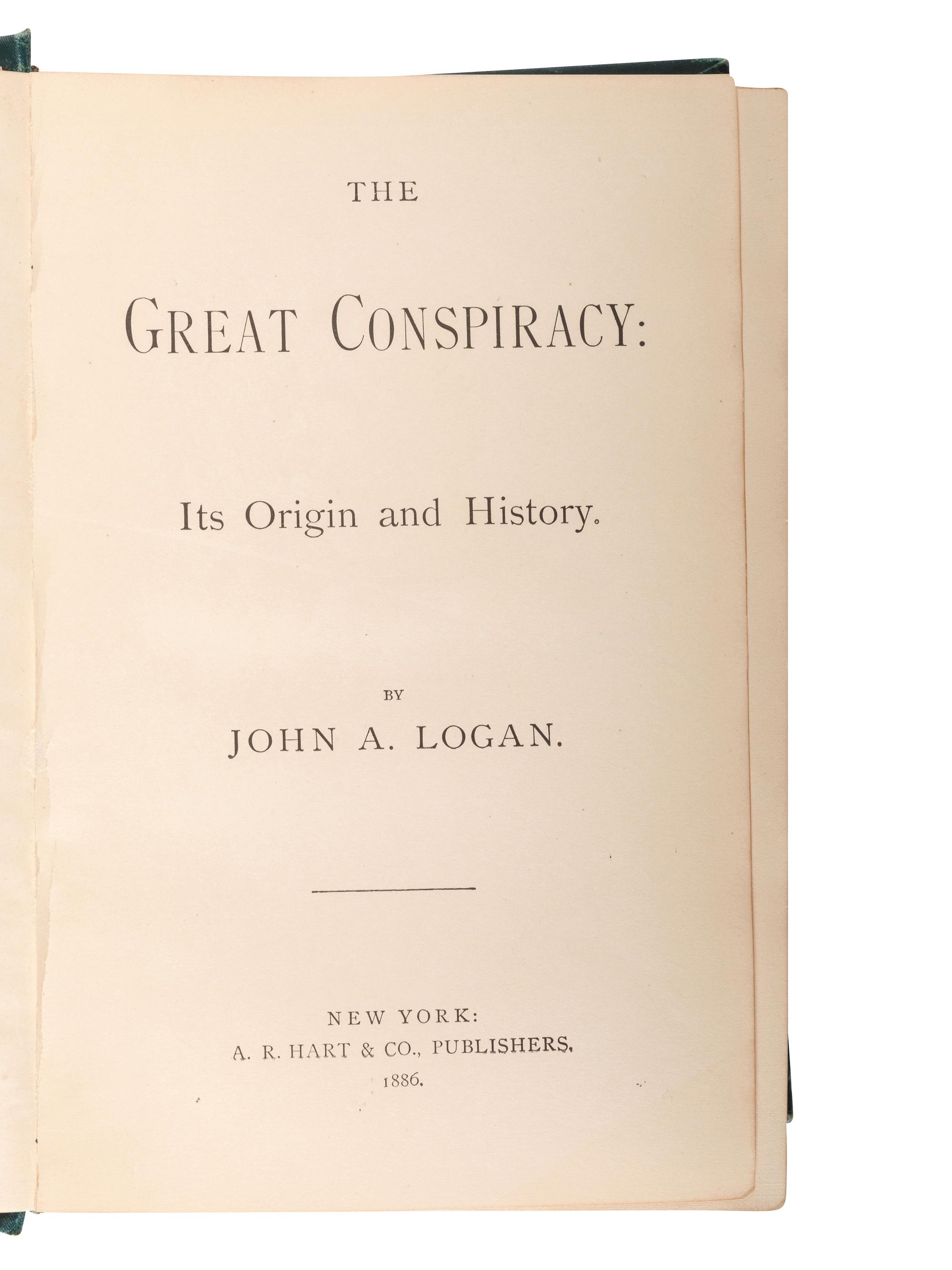 [CIVIL WAR - POLITICS]. A group of biographies and histories regarding Civil War-era personalities, comprising: