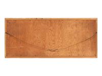 An F.W. Woolworth Reverse Paint and Foil Decorated Advertising Sign