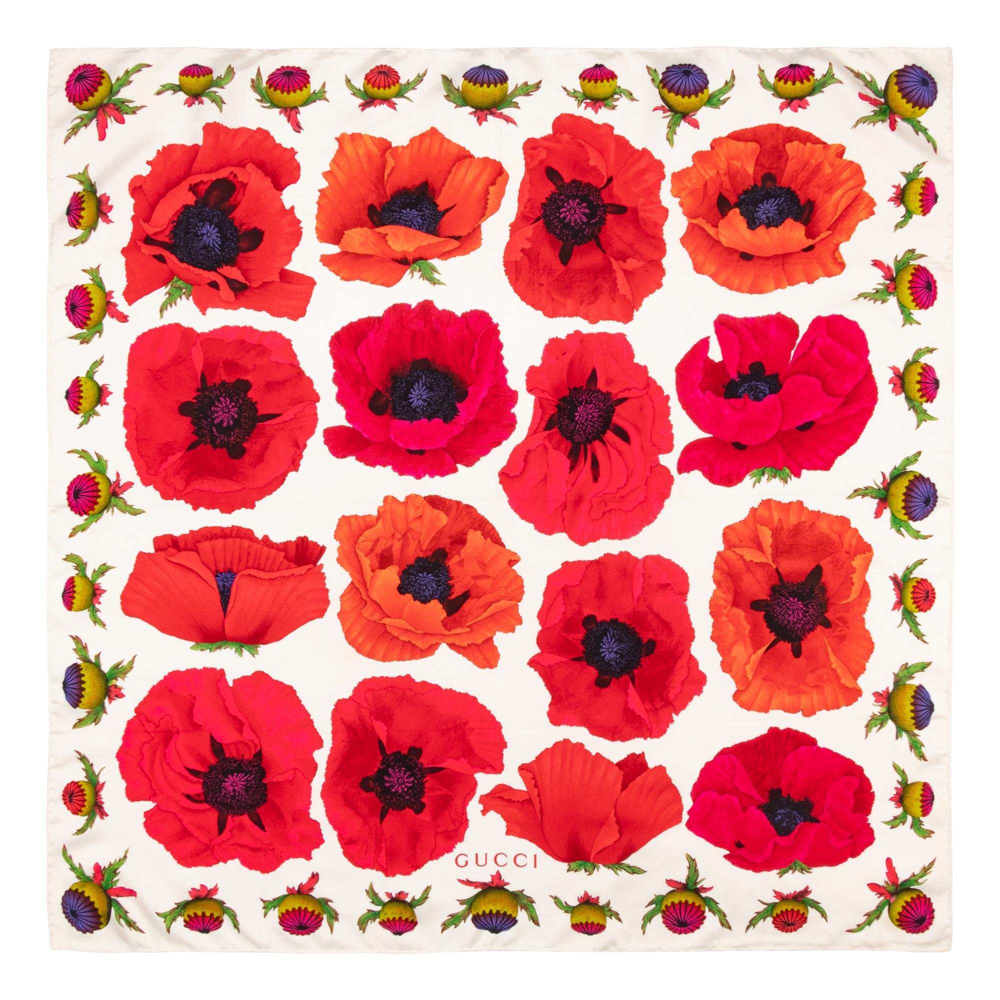 Gucci, Four Silk Scarves