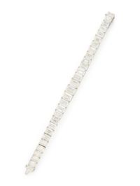 DIAMOND AND PLATINUM BRACELET