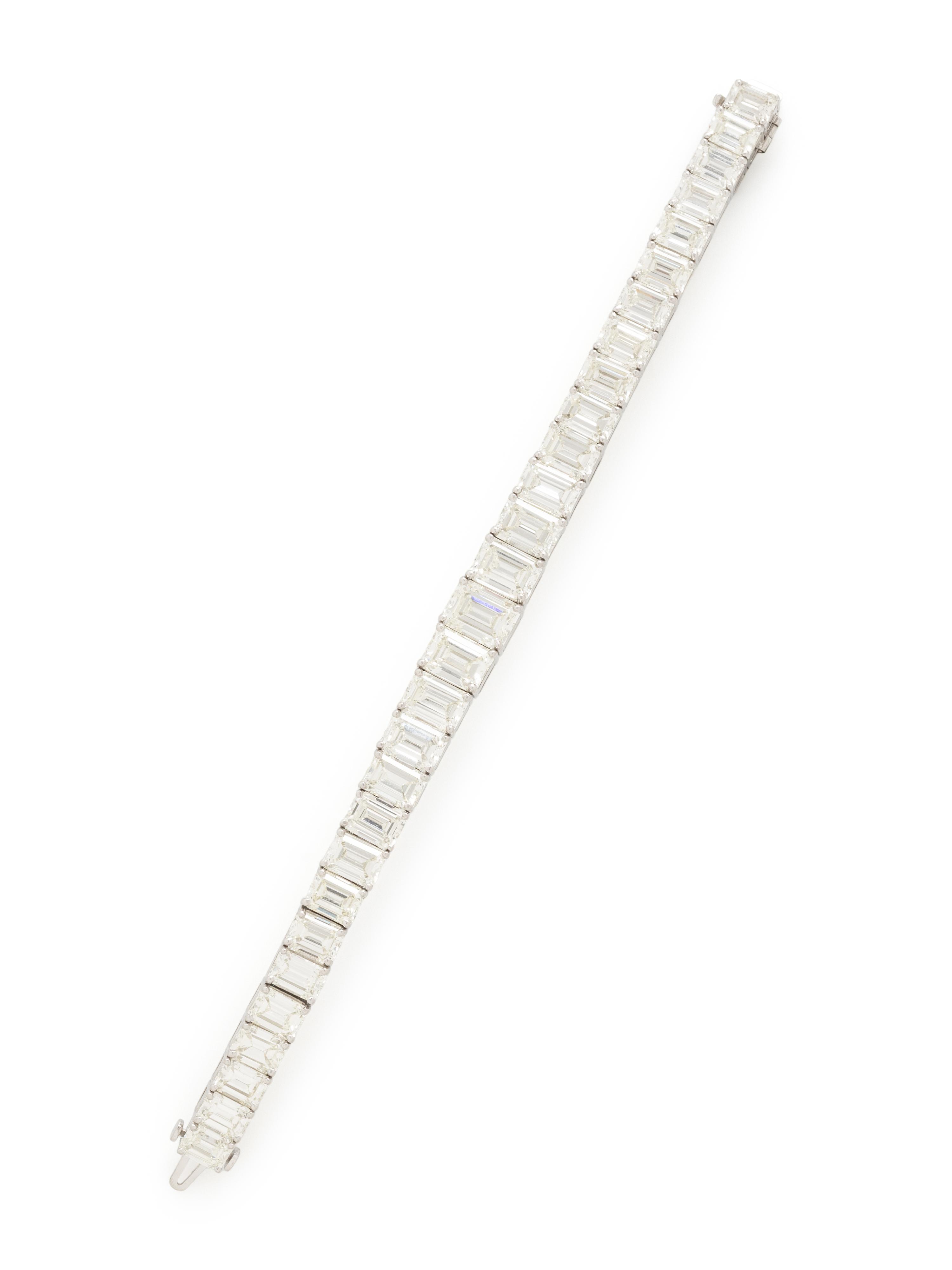 DIAMOND AND PLATINUM BRACELET