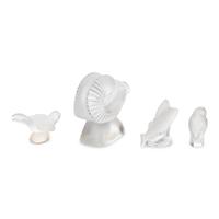 Four Lalique Animal Figurines