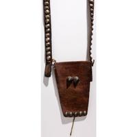 Navajo Bandolier Bag, with Silver Buttons