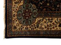 An Indian Persian Design Wool Rug — 20th Century