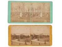[CIVIL WAR]. A group of over 50 stereoviews, highlighted by images of the Grand Review, and the US Arsenal and Navy Yard, Washington, DC, incl. cannon.